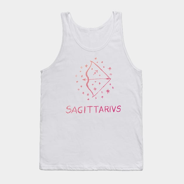 Sagittarius 3 Tank Top by Very Simple Graph